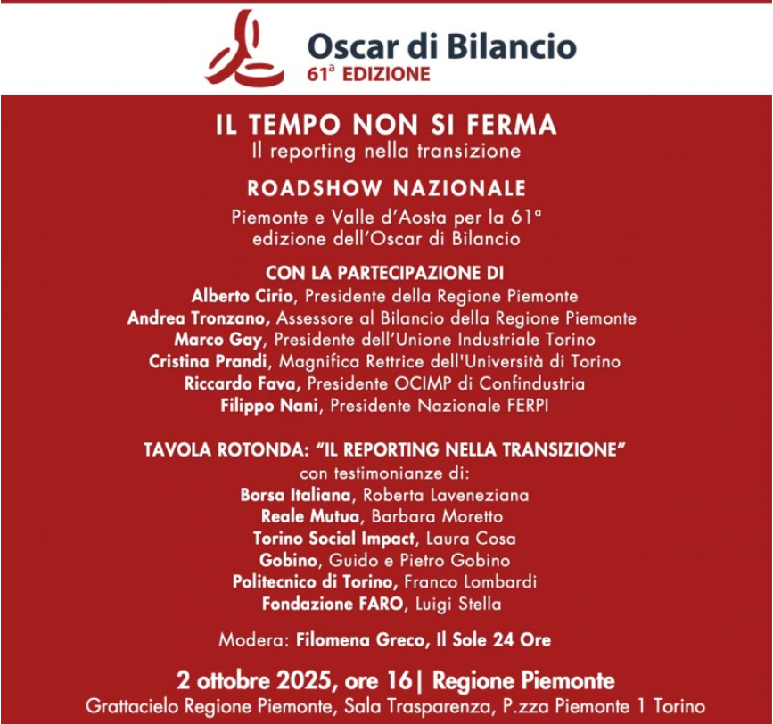 Il tempo non si ferma. Il reporting nella transizione